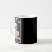 Skelett Sie fühlen Halloween Me Alive Kaffeetasse (Vorderseite Links)