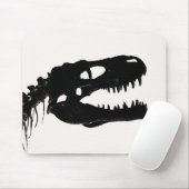 Skelett-Silhouette Dinosaurier Mousepad (Mit Mouse)