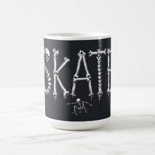 Skelett SKATE Horror Design Kaffeetasse