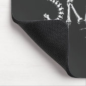 Skelett Skate Knochen Mousepad (Ecke)
