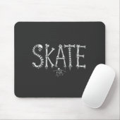 Skelett Skate Knochen Mousepad (Mit Mouse)
