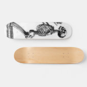Skelett Skateboard (Horizontal)