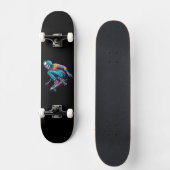 Skelett Skateboard (Vorderseite)