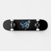 Skelett Skateboard (Horizontal)
