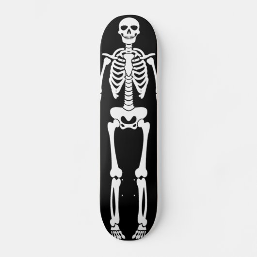 Skelett Skateboard (Vorderseite)