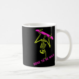Skelett Skateboarder Halloween-Kostümfrauen Frauen Kaffeetasse