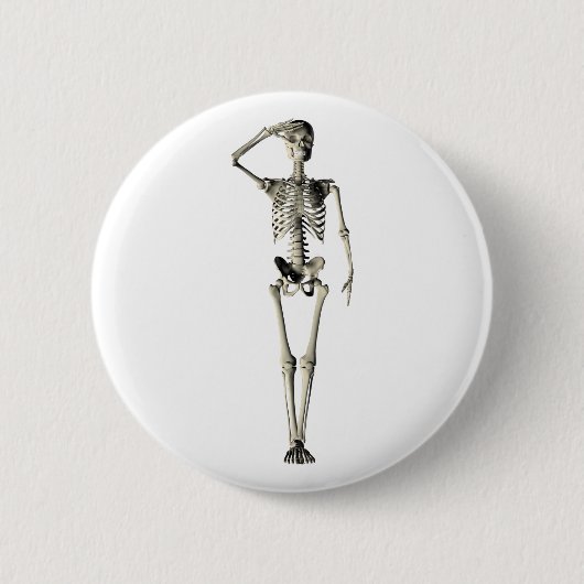 Skelett skeleton button (Vorderseite)