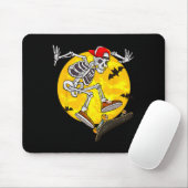 Skelett Skeleton Witziges Halloween Skate Mousepad (Mit Mouse)