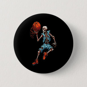 Skelett Skelett Halloween Gruseliger Tauchender To Button