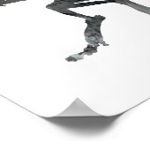 Skelett Smilodon Poster (Ecke)