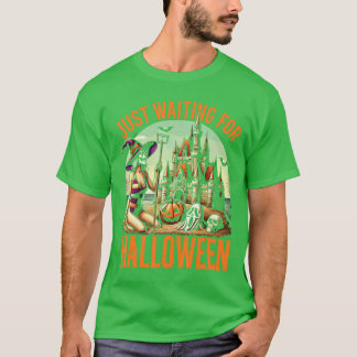 Skelett Sommer Wartet Nur Auf Halloween Sommer T-Shirt