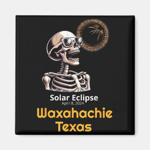 Skelett Sonnenfinsternis Waxahachie Texas Magnet