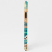 Skelett spielen Flötenskull Moderne trendige Halse iPhone Hülle (Rechte Seite)