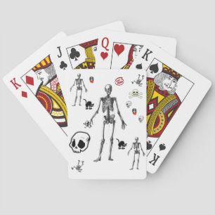 Skelett Spielkarten-Deck Spielkarten