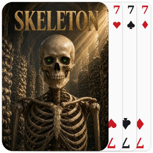 Skelett-Spielkarten, Poker Karten Spielkarten