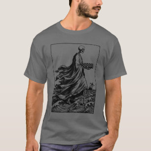 Skelett spielt Schach T-Shirt