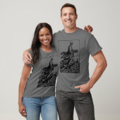 Skelett spielt Schach T-Shirt (Unisex)