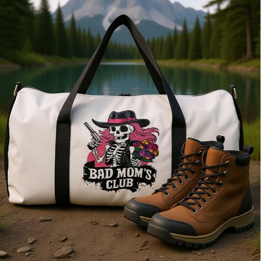 Skelett-Styling mit einer Waffe Duffle Bag