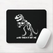 Skelett-T-Rex-Dinosaur-Halloween-Männer-Frauen-Lus Mousepad (Mit Mouse)