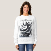 Skelett-Tanz Sweatshirt (Vorne ganz)