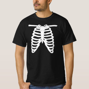Skelett-Torso Halloween T-Shirt