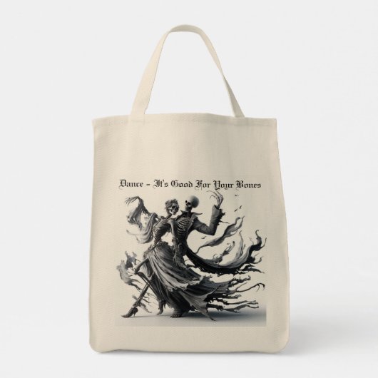 Skelett Tragetasche (Rückseite)