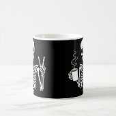 Skelett trinken Kaffee Kaffeetasse (Mittel)