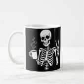 Skelett trinken Kaffee Kaffeetasse (Links)