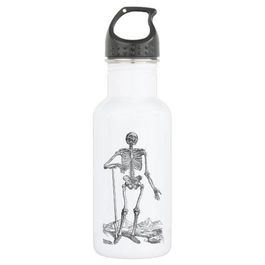 Skelett Trinkflasche (Vorderseite)
