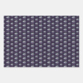 Skelett über die Hintergrundfarbe der schwulen Fla Geschenkpapier Set (Vorderseite)