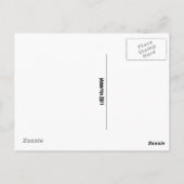 Skelett und Bat Postkarte (Rückseite)