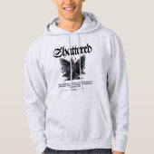 Skelett und Dunkelhuhn Hoodie (Vorderseite)