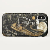 Skelett und Harf II Case-Mate iPhone Hülle (Rückseite (Horizontal))