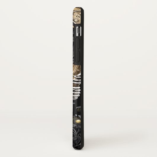 Skelett und Harfe I Case-Mate iPhone Hülle (Hinten/Links)