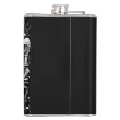 Skelett und Harn III Flachmann (Rückseite)