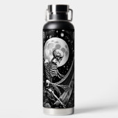 Skelett und Harn III Trinkflasche (Rückseite)