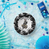 Skelett unter dem Meer Pappteller (Party)