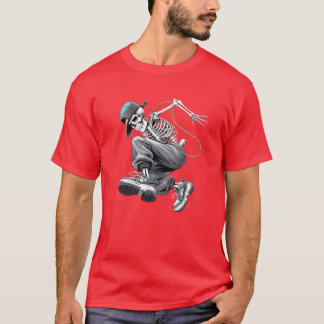 Skelett Urban Dancer cooles Trendshirt Familie T-Shirt