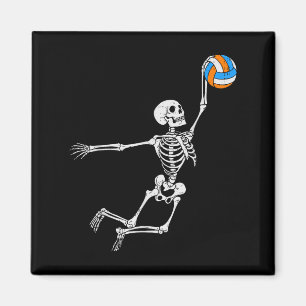Skelett-Volleyball-Halloween-Kostüm Jungen Teenage Magnet