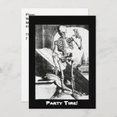 Skelett von Anatomia Humani Corporis Einladung (Vorne/Hinten)