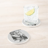 Skelett von Anatomia Humani Corporis Getränkeuntersetzer (Seite)