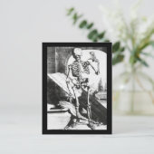Skelett von Anatomia Humani Corporis Postkarte (Stehend Vorderseite)