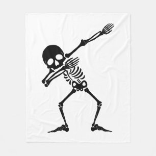 Skelett von Dab — Skelett — Schädel Männer Shirt Fleecedecke