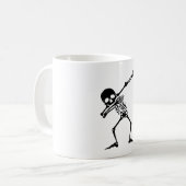 Skelett von Dab — Skelett — Schädel Männer Shirt Kaffeetasse (Vorderseite Links)