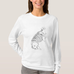 Skelett von einem Mylodon T-Shirt