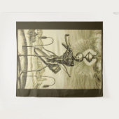 Skelett Wandteppich (Vorderseite (Horizontal))