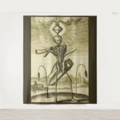 Skelett Wandteppich (Vorderseite)