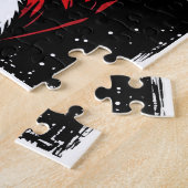 Skelett-Weihnachtsmann Puzzle (Seite)