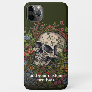 Skelett Wilde Blume Weihnachten Cottagecore Maßanf Case-Mate iPhone Hülle
