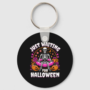 Skelett Women Men gerade zu Halloween Gewartet Schlüsselanhänger